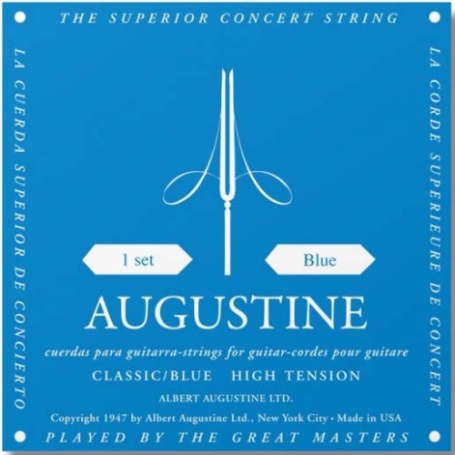 어거스틴 블루 클래식기타줄 하이텐션 Augustine Classic Blue High Tension