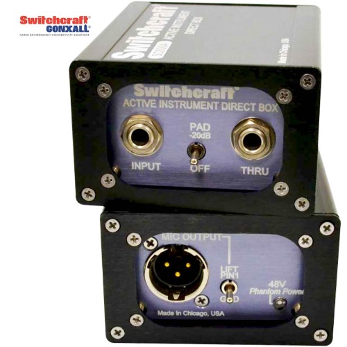 스위치크래프트 SC800A 다이렉트박스 Switchcraft SC-800A Active Instrument Direct Box 1채널,액티브다이렉트박스