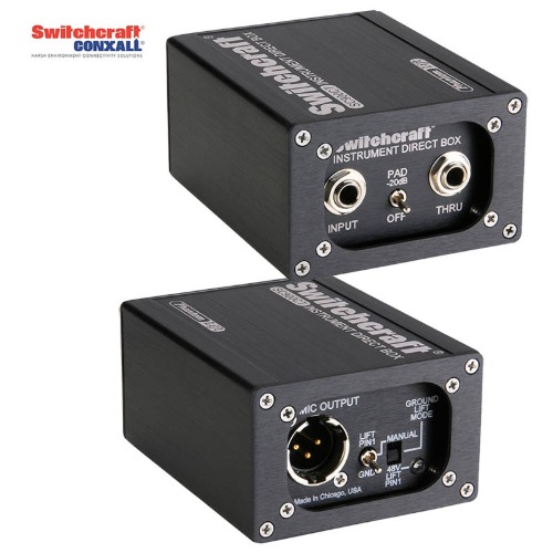 스위치크래프트 SC900CT 다이렉트박스 Switchcraft SC-900CT Instrument Direct Box 1채널, 48v팬텀전원사용