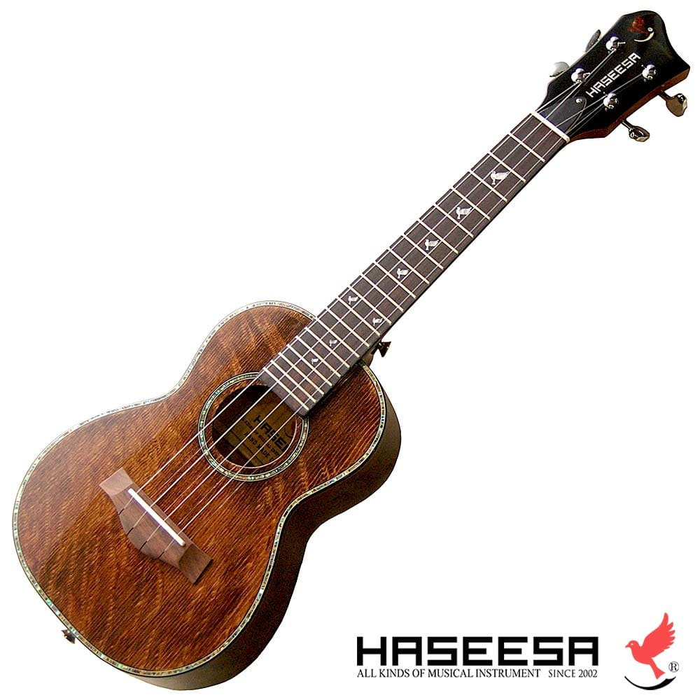 하세이사 HC-900 콘서트우쿨렐레 브라운 칼라 Haseesa HC-900 Concert Ukulle Brown  올솔리드 베어크루