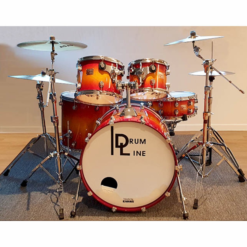 디라인 버찌커스텀 5기통 드럼세트 DLine Birch Custom Drumset 5pc 버찌쉘(자작나무),래커피니시,심벌별도