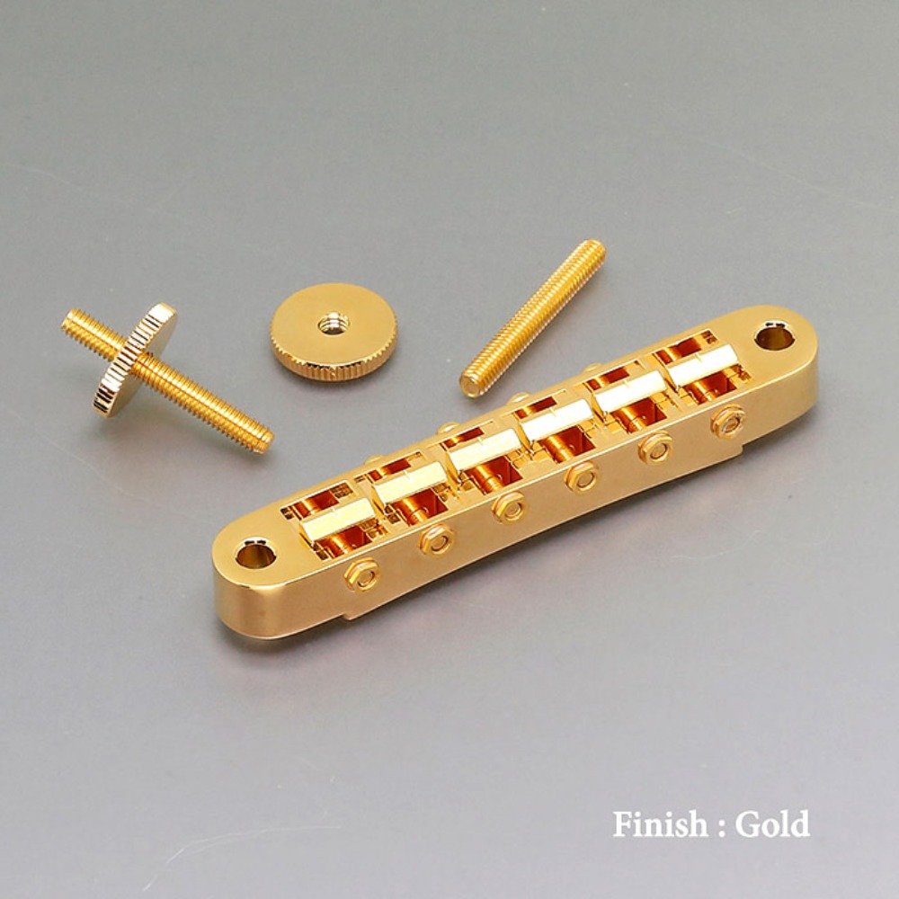 고또 GE103B GG 튠오메틱 새들 브리지 금색 Gotoh GE103B-GG Tune O&#039; Matic Saddle Bridge Gold