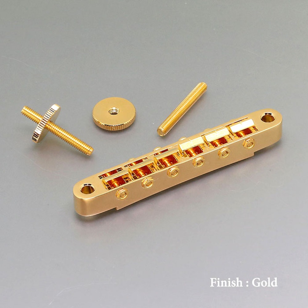 고또 GE104B GG 튠오메틱 새들 브리지 금색 Gotoh GE104B-GG Tune O&#039; Matic Saddle Bridge Gold