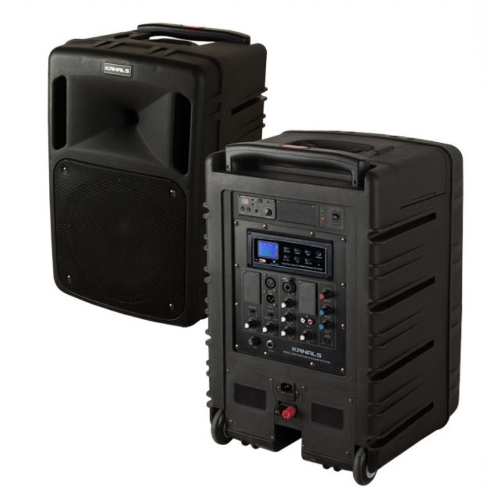 카날스 BK881N 충전식 이동스피커 Kanals BK-881N Portabel Wireless P.A Amplifier System 300w출력,블루투스,900mhz무선1채널(핸드,헤드셋옵션)