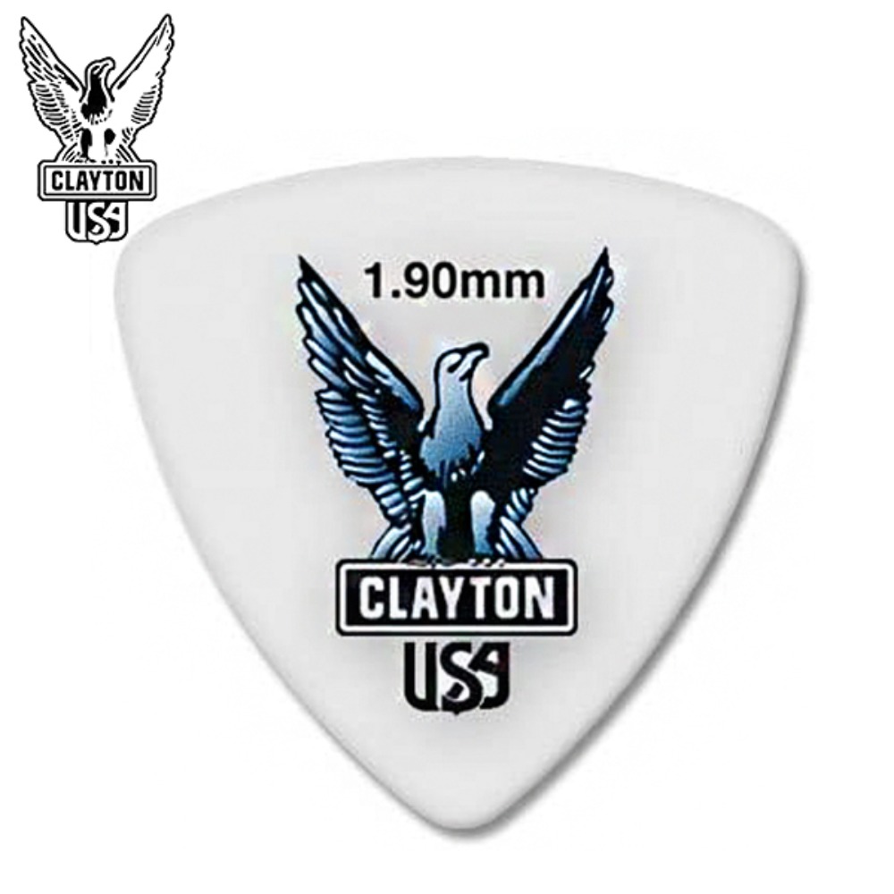 클레이톤 아세탈 트라이앵글 삼각형 피크 1.9mm Clayton Acetal Triangle Pick 1.9mm