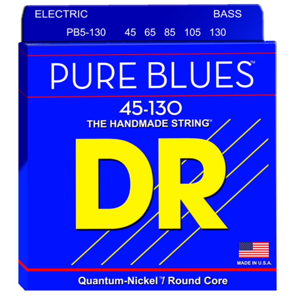 DR PB5130 퓨어블루스 5현베이스줄 45130 퀀텀니켈 DR PB5-130 Pure Blues 45-130 Bass 5String 퀀텀니켈,라운드코어 45,65,85,105,130