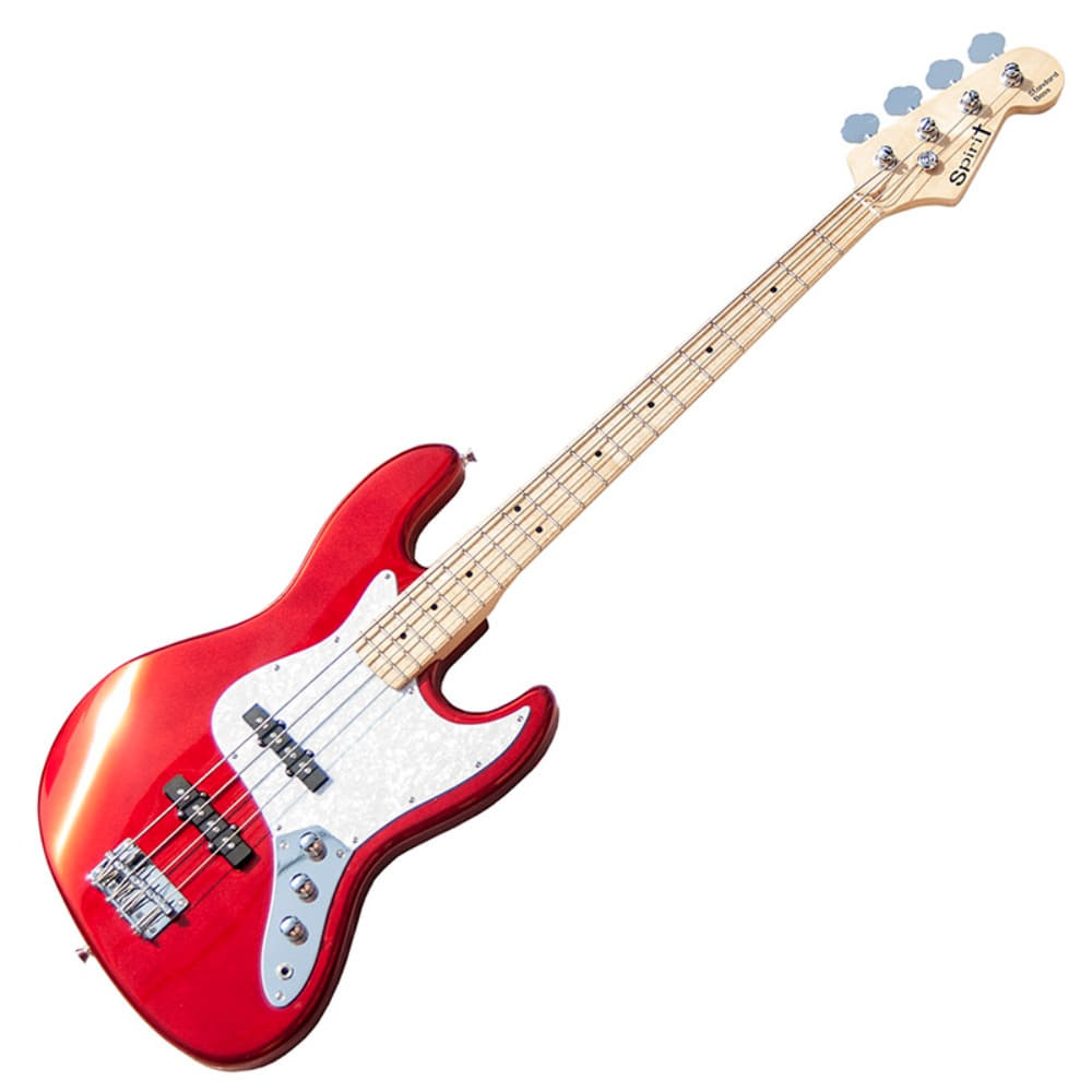 스피릿 JB100 재즈베이스 에메랄드레드색 Spirit JB-100 Jazz Bass Emerald Red