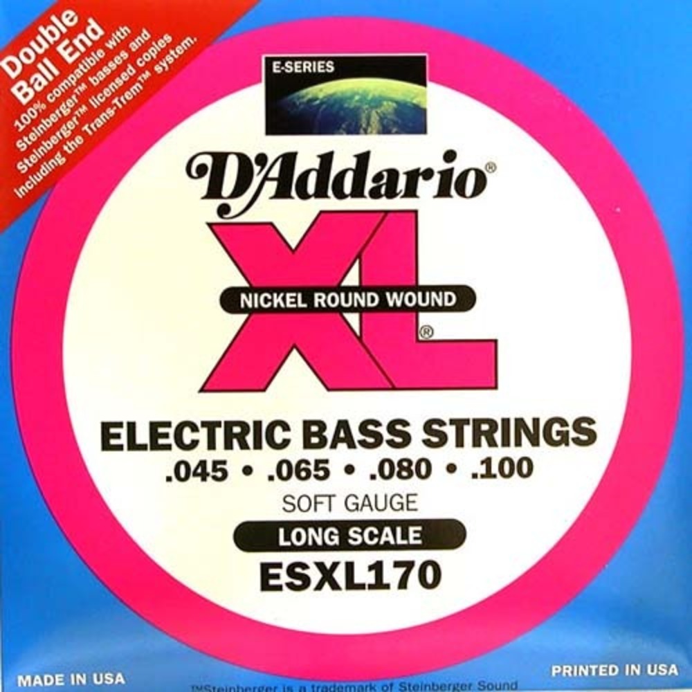 다다리오 ESXL170 더블볼 4현베이스줄 45100 니켈 D&#039;addario Double Ball 45-100 Bass String 45,65,80,100