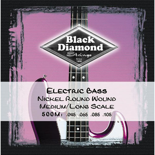 블랙다이아몬드 500M 4현베이스줄 45105 니켈 Blackdiamond 45-105 Bass Strings Nickel 45,65,85,105