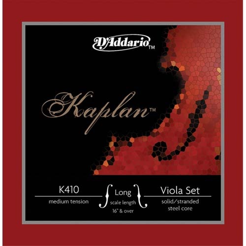 다다리오 K410 카플란 비올라줄 미디엄 Daddario Kaplan Viola Strings 롱스케일