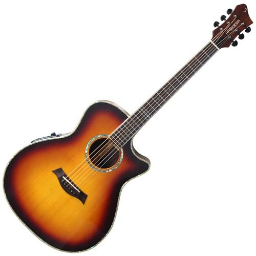 하세이사 FC700E-Blend 어쿠스틱기타 TSB색상 Haseesa FC-700E-Blend TSB Acoustic Guitar 로즈우드측,후판,프리픽스프리미엄블랜드