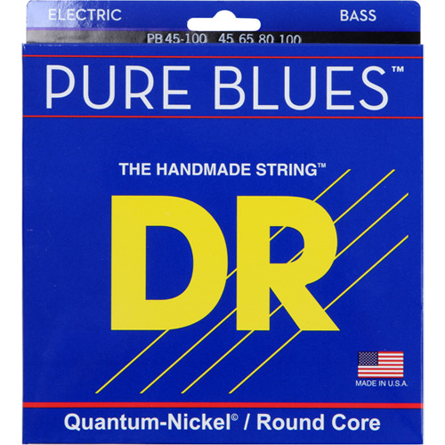DR PB45100 퓨어블루스 45100 베이스줄 퀀텀니켈 DR PB45-100 Pure Blues 45-100 Bass String 라운드코어 45,65,80,100