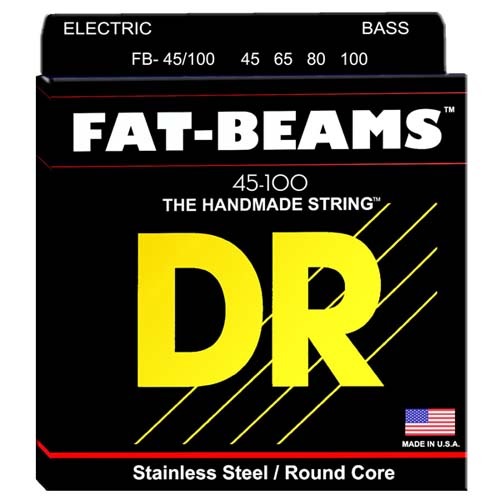 디알 FB45100 팻빔 4현베이스줄 45100 스탠 DR FB-45/100 Fat-Beams 45-100 Bass String 스테인리스스틸,라운드코어 45,65,80,100
