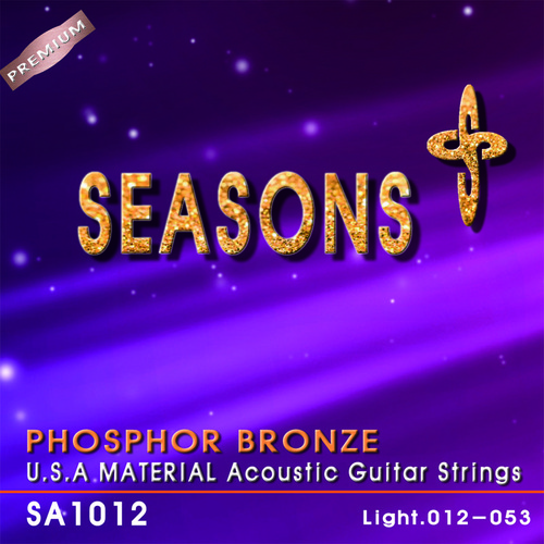시즌 SA1012 통기타줄 1253 포스포브론즈 Seasons SA-1012 Phosphorbronze Acoustic String 12-53