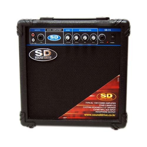 사운드드라이브 SB15 베이스엠프 SoundDrive SB-15 Bass Amp 연습용,15w