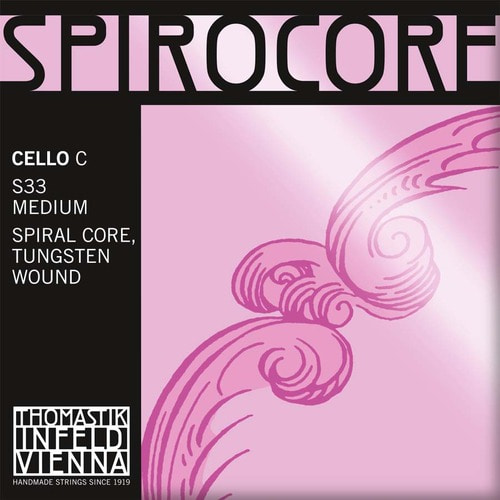 토마스틱인펠드 스피로코레 텅스텐 C 낱선 Spirocore Cello Tungsten C single S33 , 미디엄 텐션