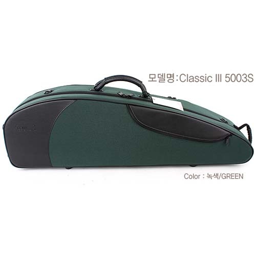 뱀 클래식3 바이올린케이스 녹색 Bam Classic III Violin Case 5003S