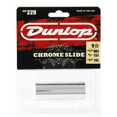 던롭 220 크롬스틸 메탈 슬라이드바 미디움 Dunlop 220 Chrome Steel Slide Medium