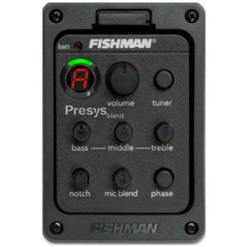 피쉬맨 프리시스 블랜드 어쿠스틱기타 프리앰프 Fishman Presys Blend 마이크블랜딩,온보드측판장착,튜닝기능,벌크포장