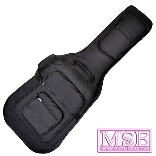MSE 일렉기타 가방 검정색 MSE EG20-BK 20mm 두께 내부보호재