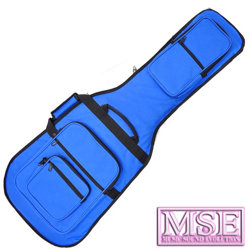 MSE 일렉기타 가방 파란색 MSE EG20-BLUE 20mm 두께 내부보호재