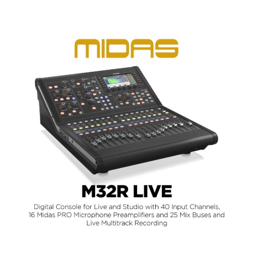 마이다스 M32R 라이브 디지털믹서 MIDAS M32R LIVE