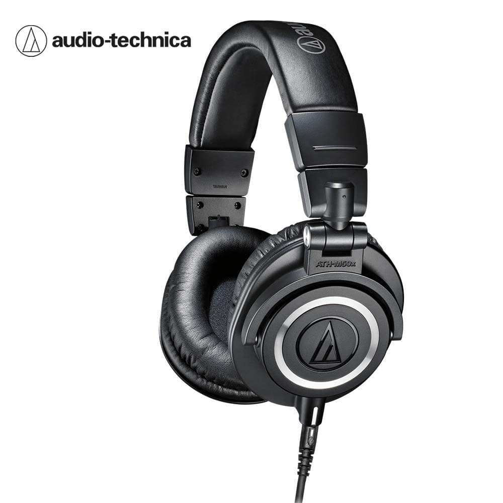 오디오테크니카 M50X 헤드폰 검정색 Audio-technica ATH-M50x Black Professional monitor headphones