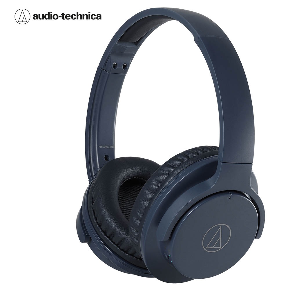 오디오테크니카 ANC500BT 블루투스 헤드폰 네이비블루색 Audio-technica ATH-ANC500BT Wireless Noise-Cancelling Headphones Navy Blue