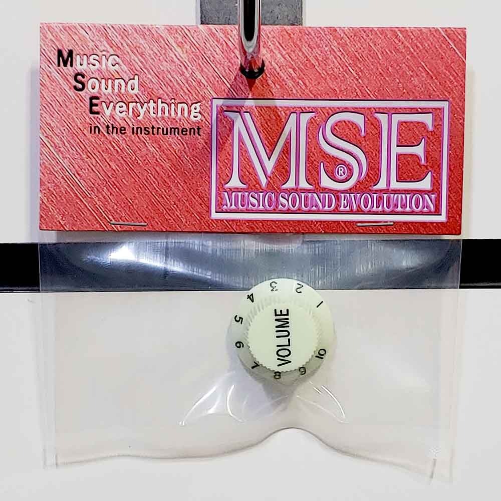MSE STKNV-MG-A 스트라토캐스터 볼륨노브 스트랫노브 민트그린색 1개 MSE Stratocaster Volume Knob Mint Green (1) 펜더포트,CTS포트용