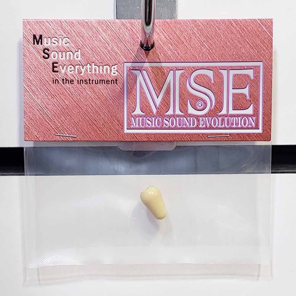 MSE SST01AWHA스트랫 셀렉터스위치팁 에이지드화이트색 1개 MSE SST-01-AWH-A Strat Switch Tip Aged White (1) 내경5mm 펜더셀렉터,일렉트로스위치셀렉터용