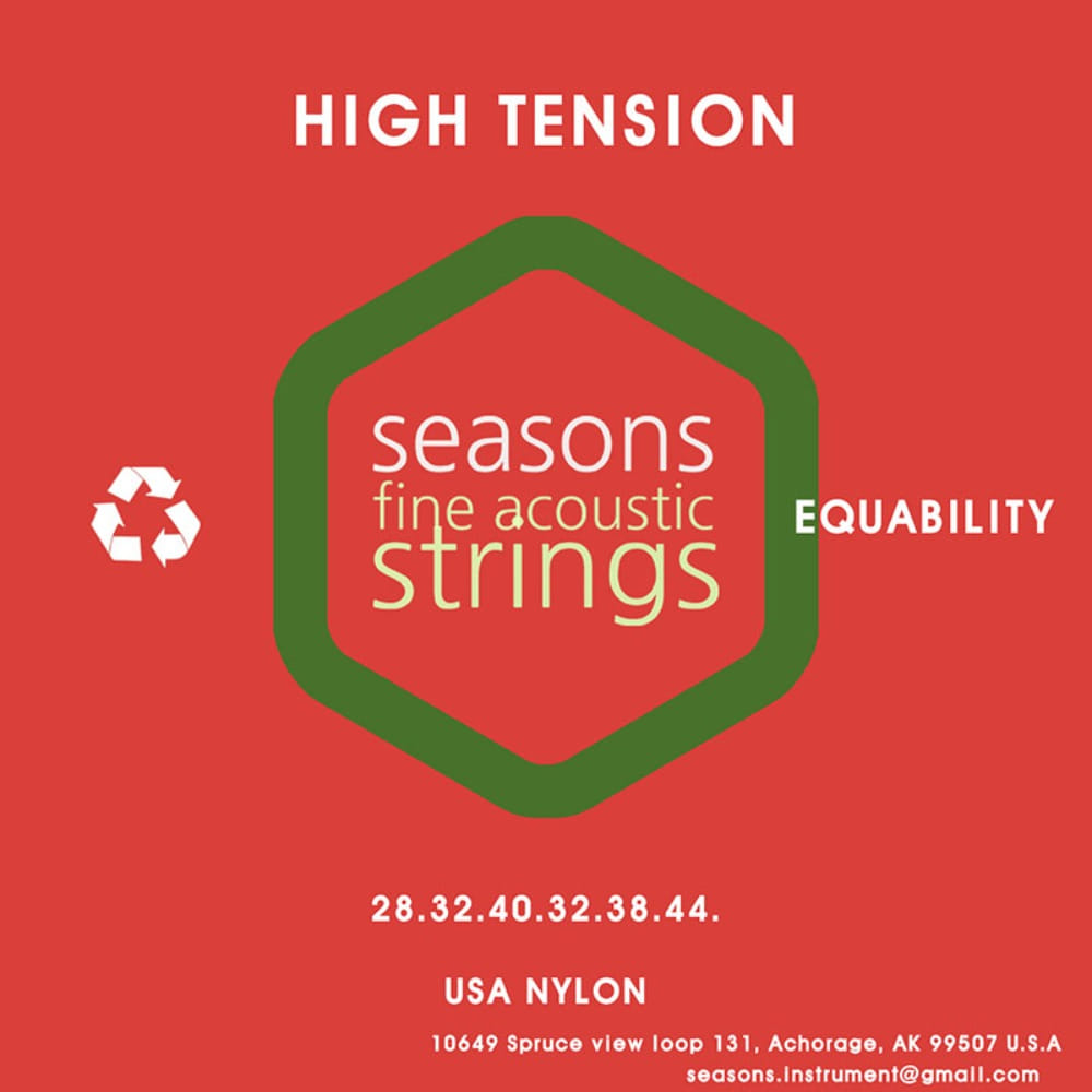 시즌 SN600HT 하이텐션 클래식줄 Seasons SN-600HT High Tension Nylon String 28-44 게이지