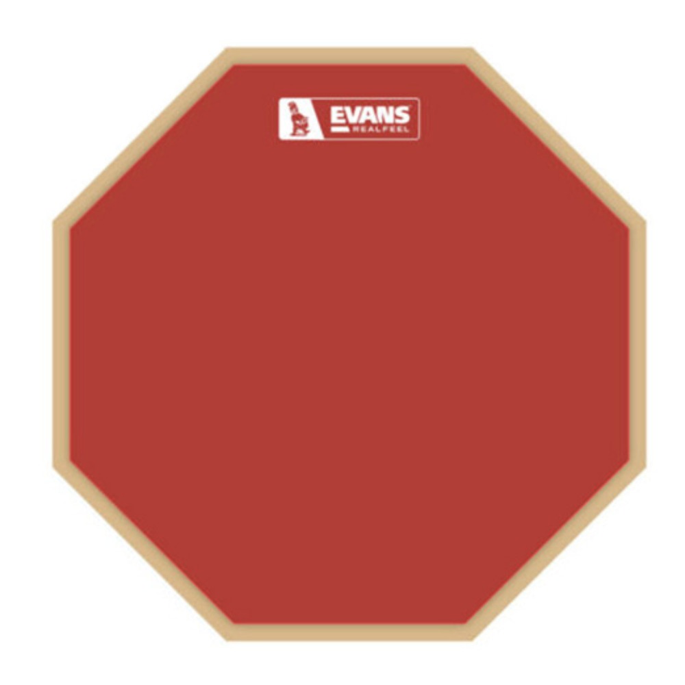 에반스 RF12G-RED 리얼필 12인치 연습패드 빨간색 Evans Realfeel 12&quot; Pad RED 스탠드옵션선택