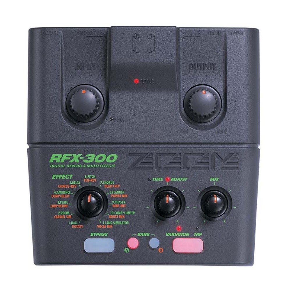 줌 RFX300 디지털리버브 멀티이펙터 Zoom RFX-300 Digital Reverb &amp; Multi Effects 레코딩용리버브,아답터포함