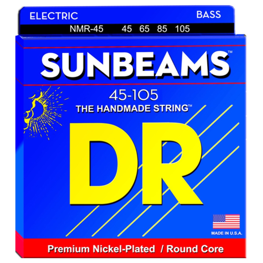 디알 NMR45 썬빔 4현베이스줄 45105 니켈 DR NMR-45 Sunbeams 45-105 Bass String 니켈플레이티드,라운드코어 45,65,85,105