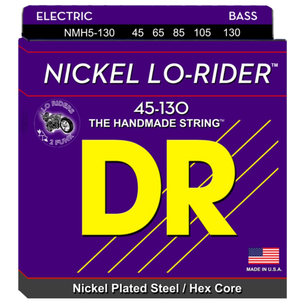 디알 NMH5130 니켈로라이더 5현베이스줄 45130 니켈 DR NMH5-130 Nickel Lo-Rider 45-130 Bass 5Strings 니켈플레이티드스틸,헥사코어 45,65,85,105,130