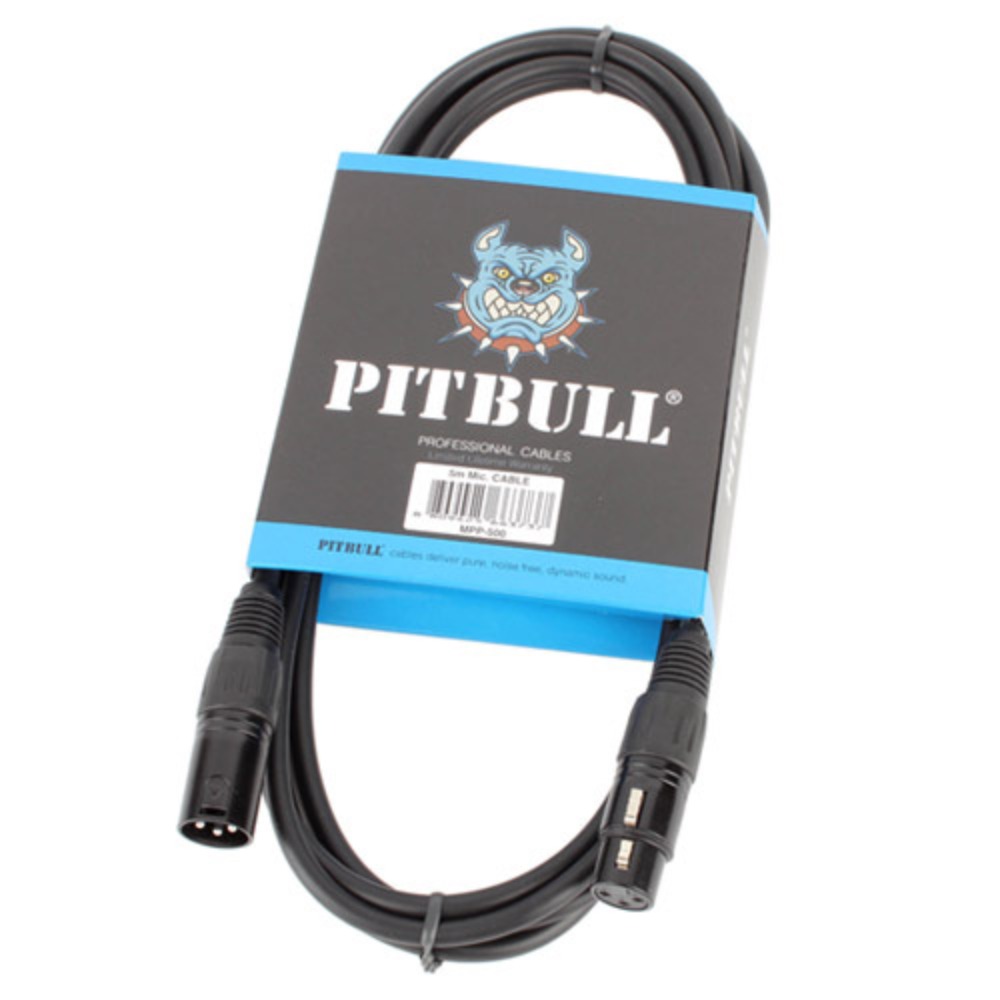 핏불 MPP500 마이크케이블 5m 수캐논-암캐논 Pitbull MPP-500 Microphone Cable 양쪽캐논