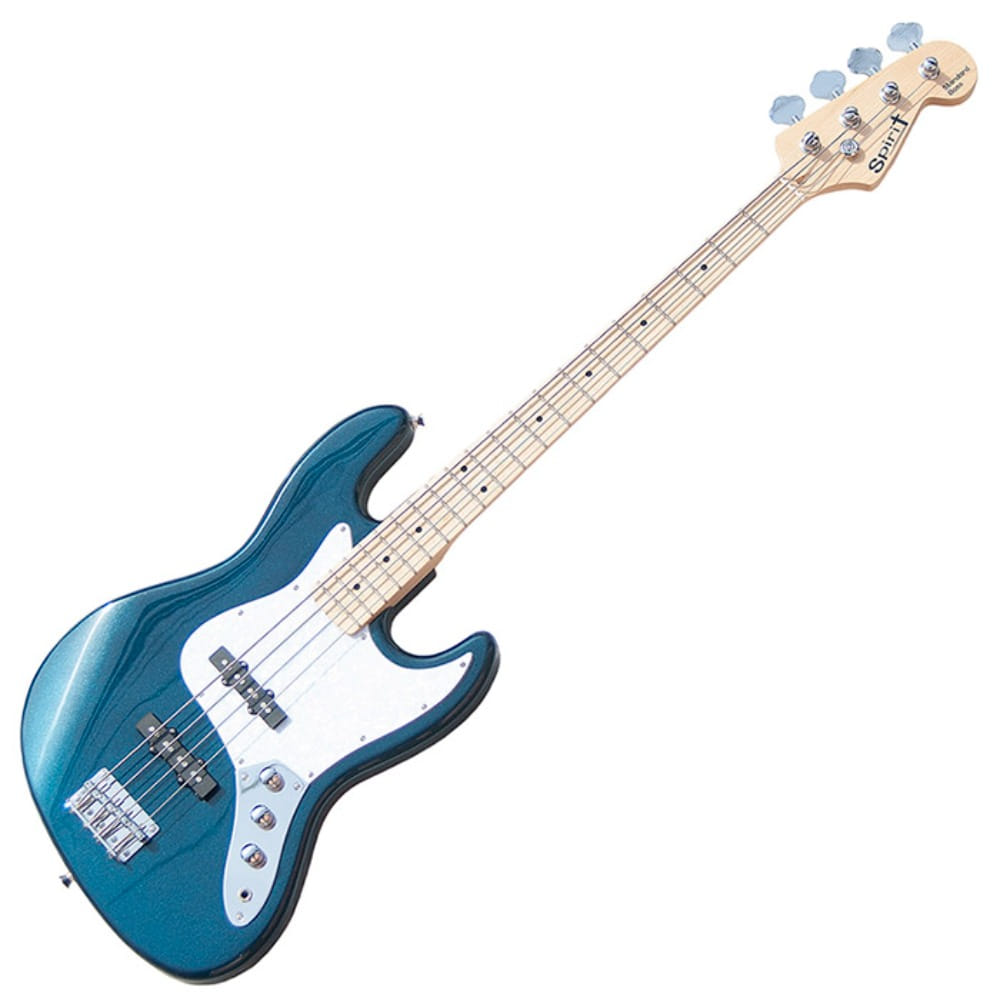 스피릿 JB100 재즈베이스 에메랄드블루색 Spirit JB-100 Jazz Bass Emerald Blue
