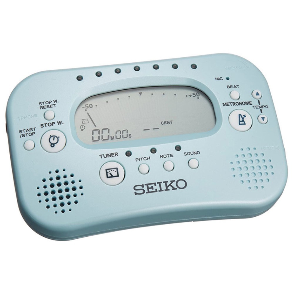 세이코 STH100 BL 메트로튜너 하늘색 Seiko STH-100 BL Metronome Tuner Blue 메트로놈,튜너,스톱워치