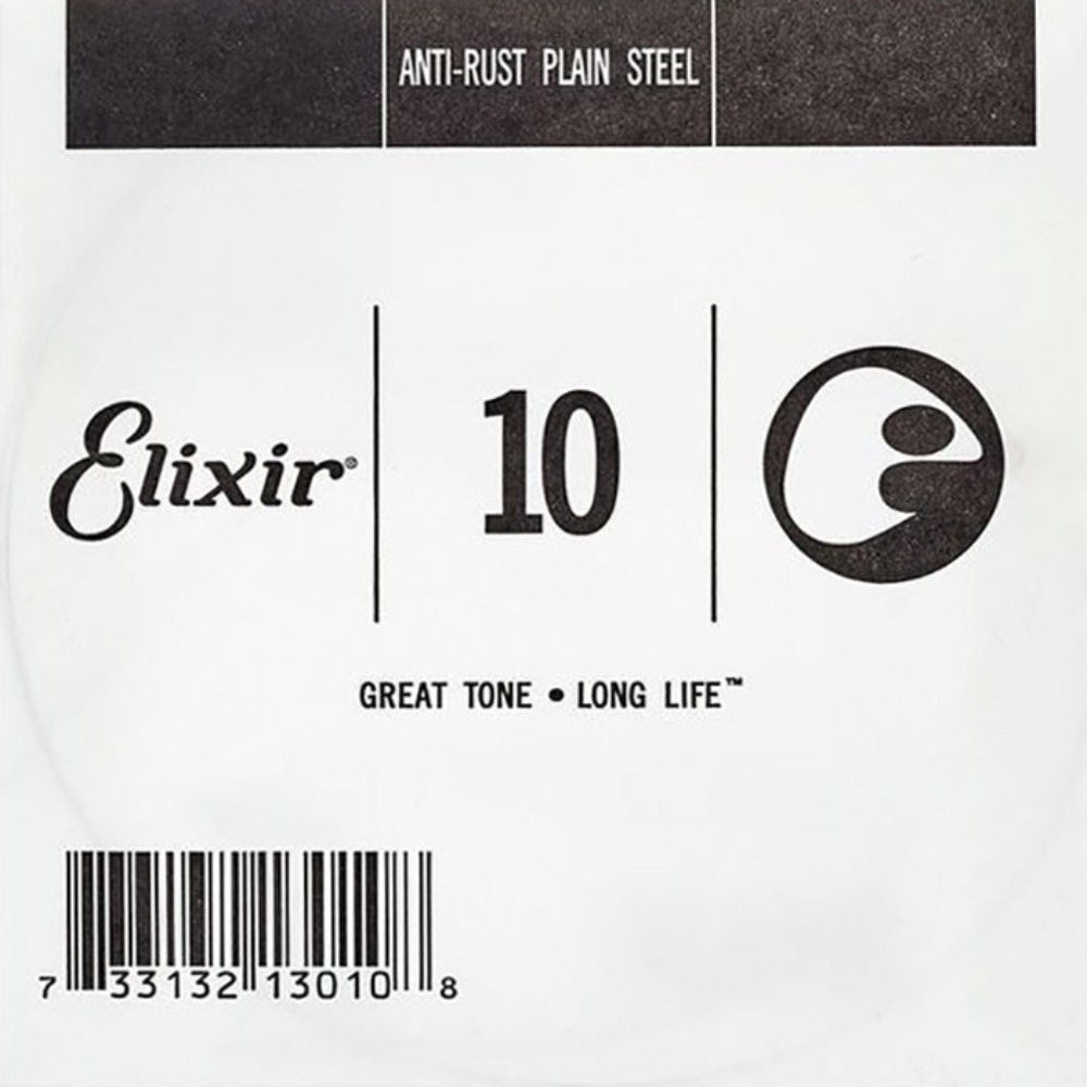 엘릭서 낱줄 10게이지 안티러스트 플레인스틸 Elixir 010 Antirust Plain Steel 일렉10-46세트 1번줄,통기타10-47세트 1번줄