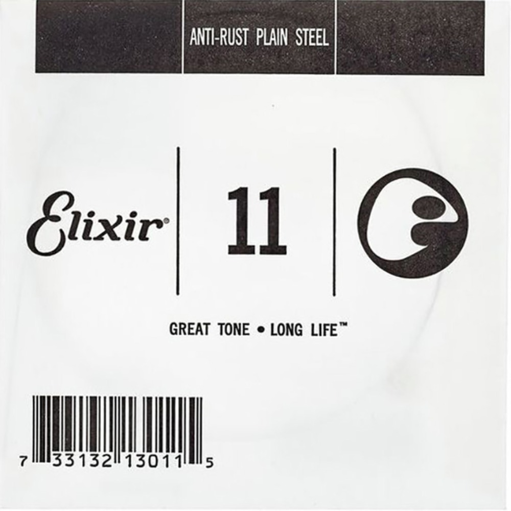 엘릭서 낱줄 11게이지 안티러스트 플레인스틸 Elixir 011 Antirust Plain Steel 일렉9-42세트 2번줄,통기타11-52세트 1번줄
