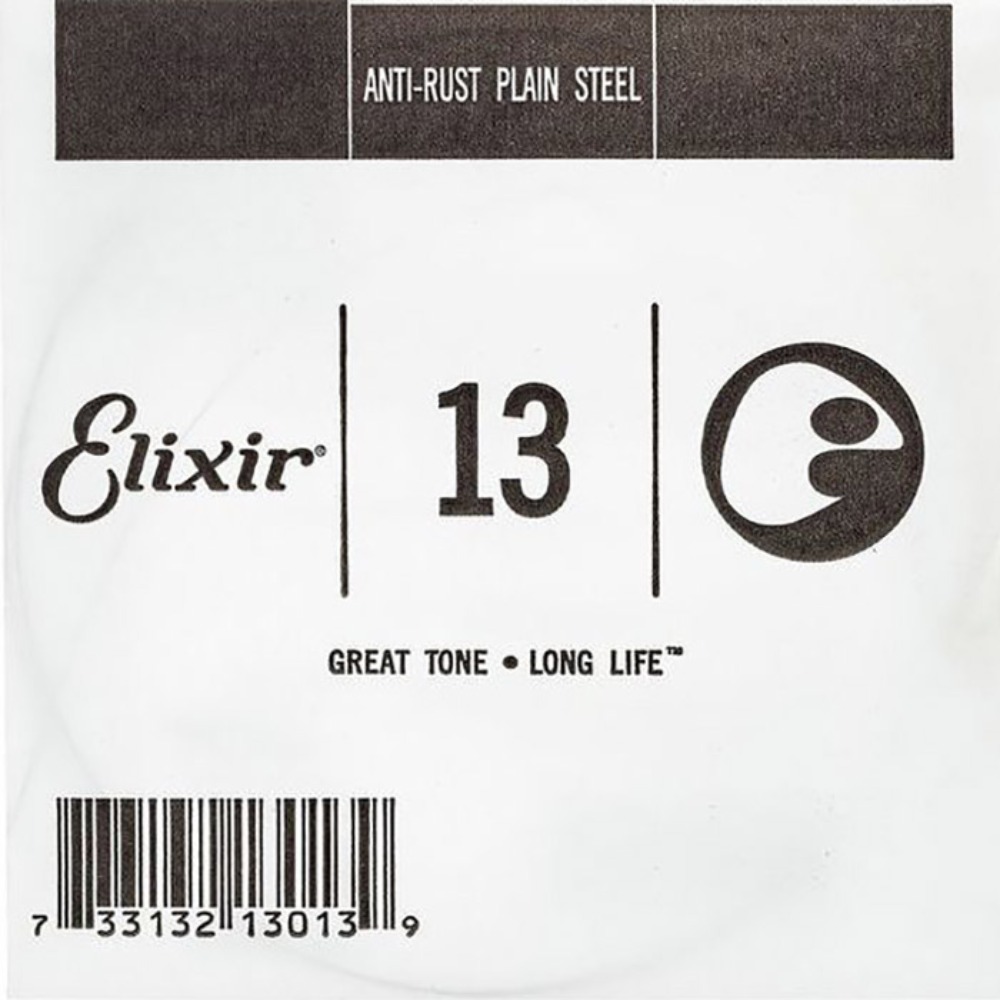 엘릭서 낱줄 13게이지 안티러스트 플레인스틸 Elixir 013 Antirust Plain Steel 일렉10-46세트 2번줄,통기타13-56세트 1번줄
