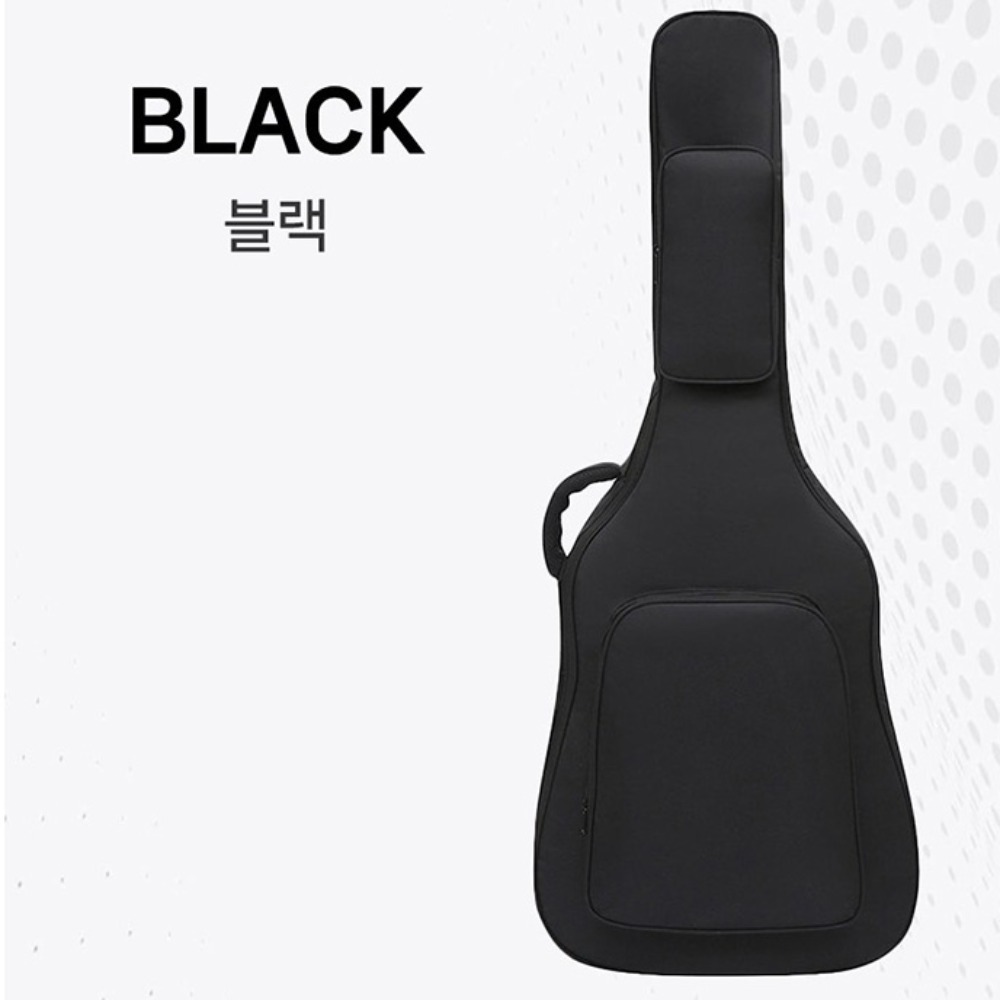 뮐러 JT10BK 통기타가방 검정색 어쿠스틱기타 가방 검정색 Moller JT-10BK Acoustic Guitar Case Black 10mm폼보호재
