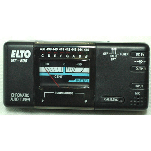 엘토 GT808 크로메틱튜너 GT-808 아날로그(바늘)튜너
