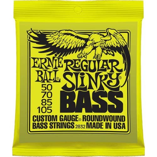 어니볼 레귤러슬링키 4현베이스줄 50105 니켈 Ernieball Regular Slinky 50-105 Bass 니켈,라운드코어 50,70,85,105