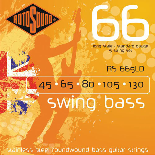 로토사운드 스윙베이스 5현베이스줄 Rotosound Swingbass 5 Bass string 스탠레스스틸/45-130 RS665LD