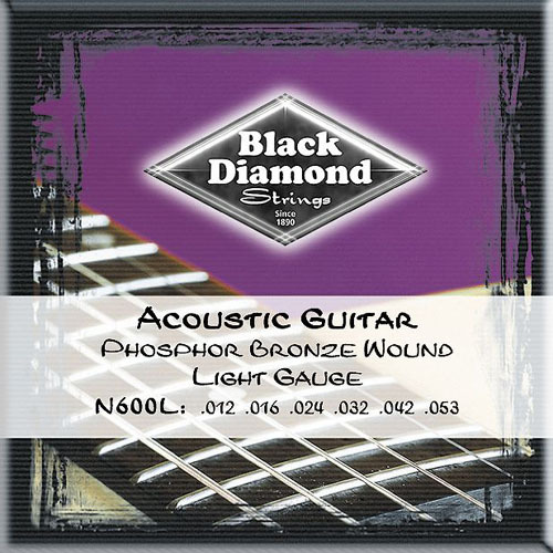 블랙다이아몬드 통기타줄 N600L 포스포브론즈 12-53