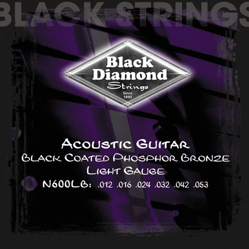 블랙다이아몬드12-53/N600LBPhosphor Bronze/블랙코팅