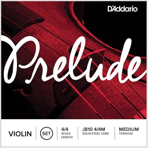 다다리오 J810 프렐류드 바이올린줄 세트 Daddario Prelude Violin Strings 4/4사이즈,미디엄
