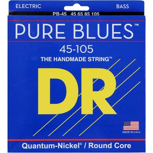 DR PB45 퓨어블루스 45105 베이스줄 퀀텀니켈 DR PB-45 Pure Blues 45-105 Bass String 라운드코어 45,65,85,105