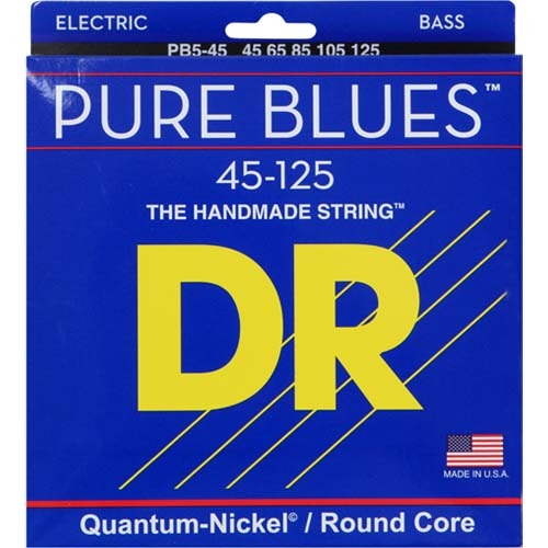 DR PB545 퓨어블루스 5현베이스줄 45125 퀀텀니켈 DR PB5-45 Pure Blues 45-125 Bass 5String 퀀텀니켈,라운드코어 45,65,85,105,125